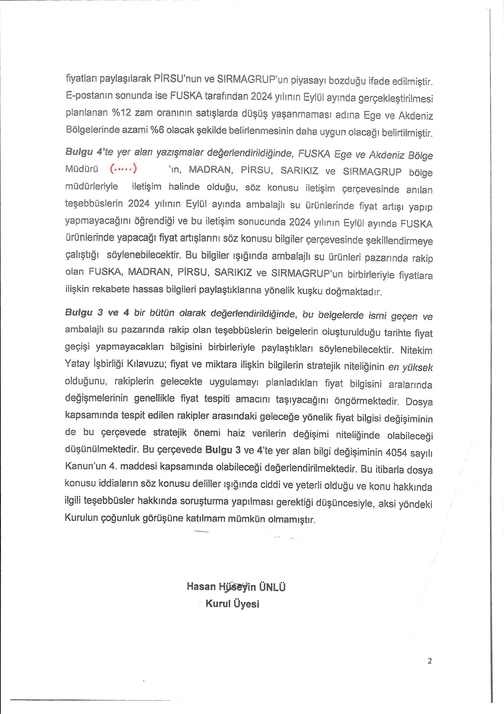 Karardaki grafik