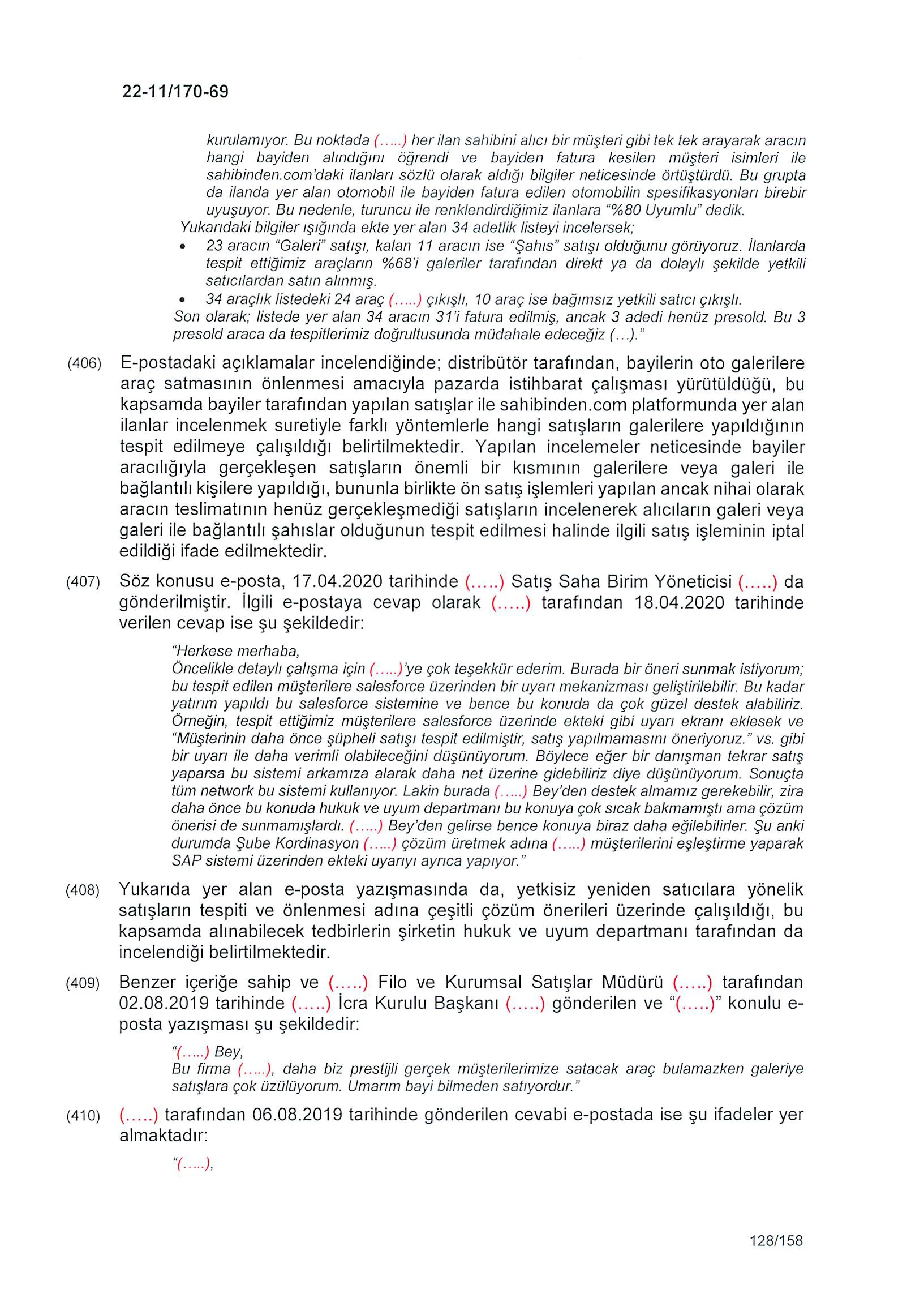 Karardaki grafik