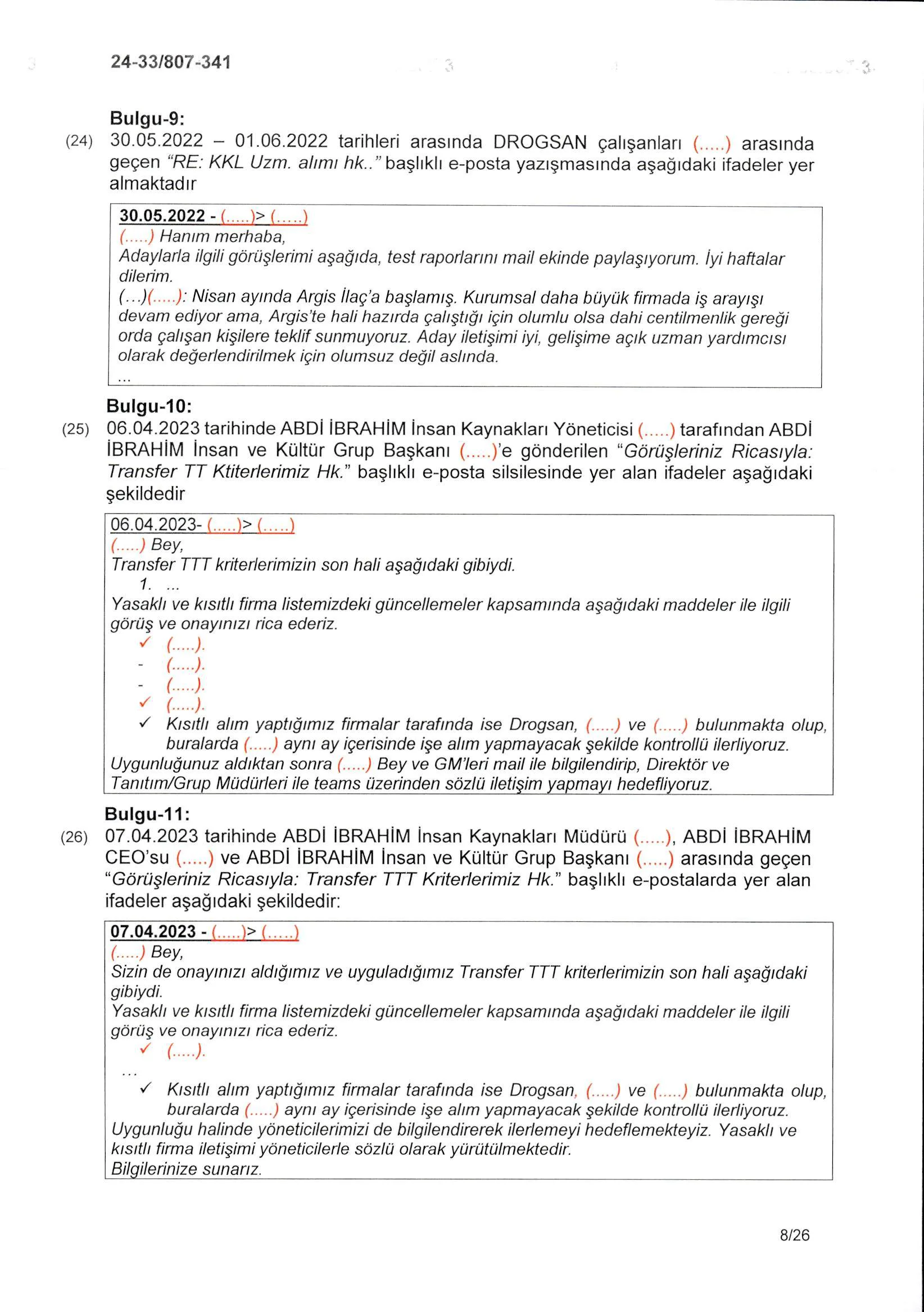 Karardaki grafik