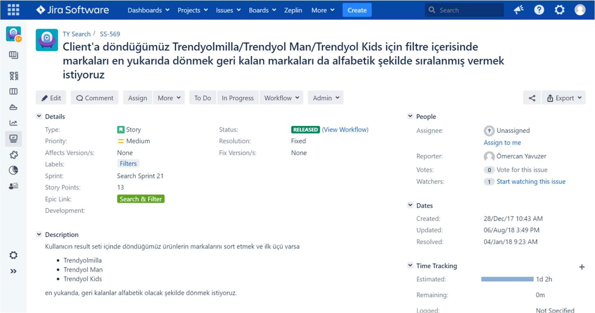 Şekil 2: Yerinde İncelemede Elde Edilen Ekran Görüntüsü