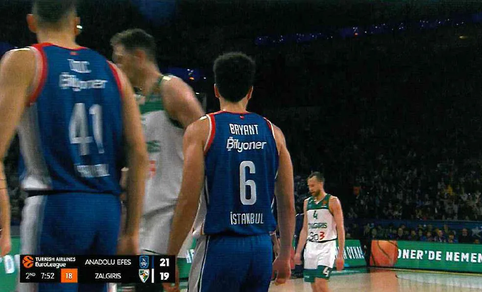 Şekil 10: EUROLEAGUE Anadolu Efes-Zalgiris Maçı