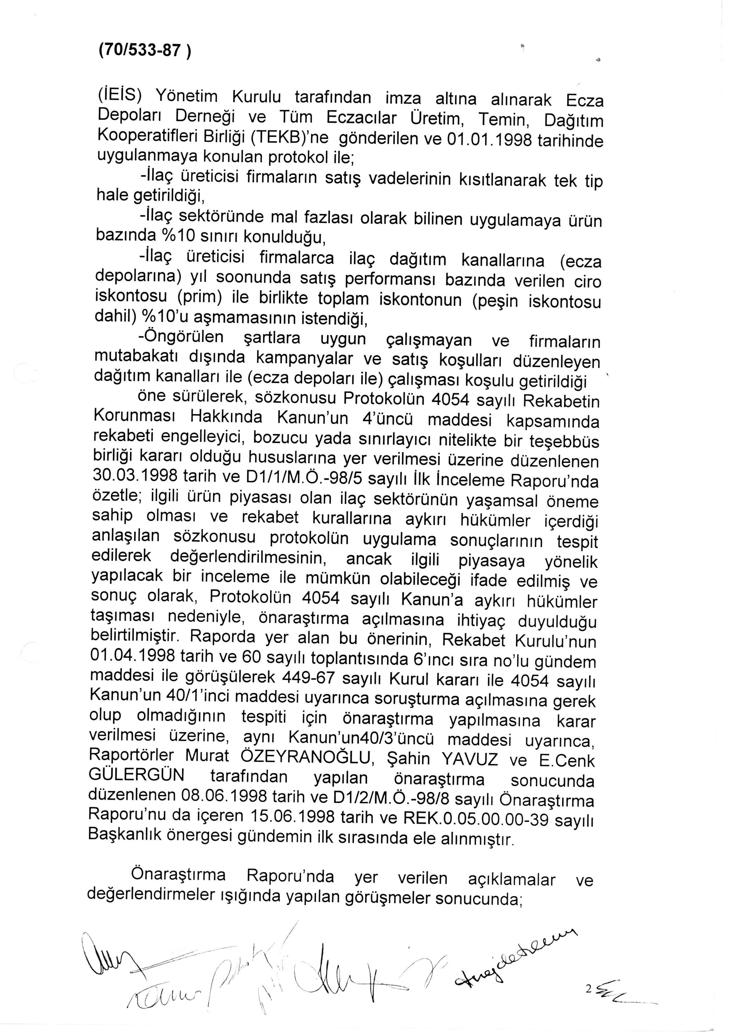 Karardaki grafik