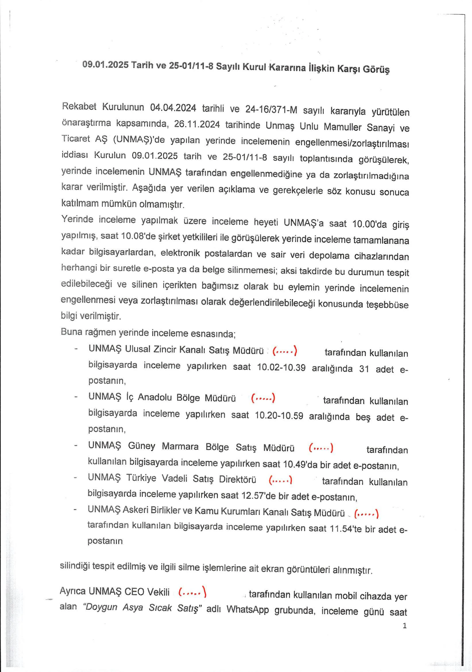 Karardaki grafik