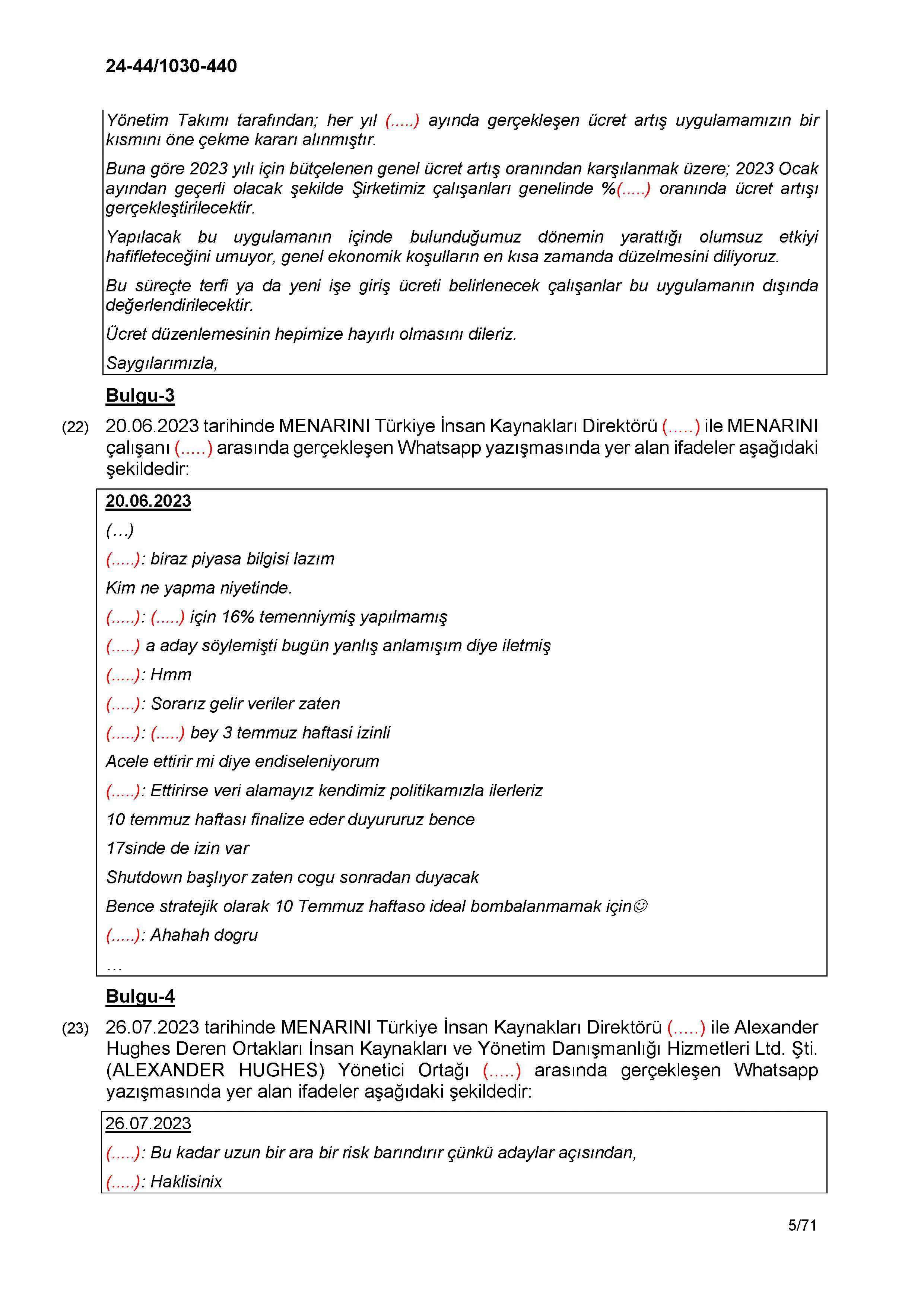Karardaki grafik