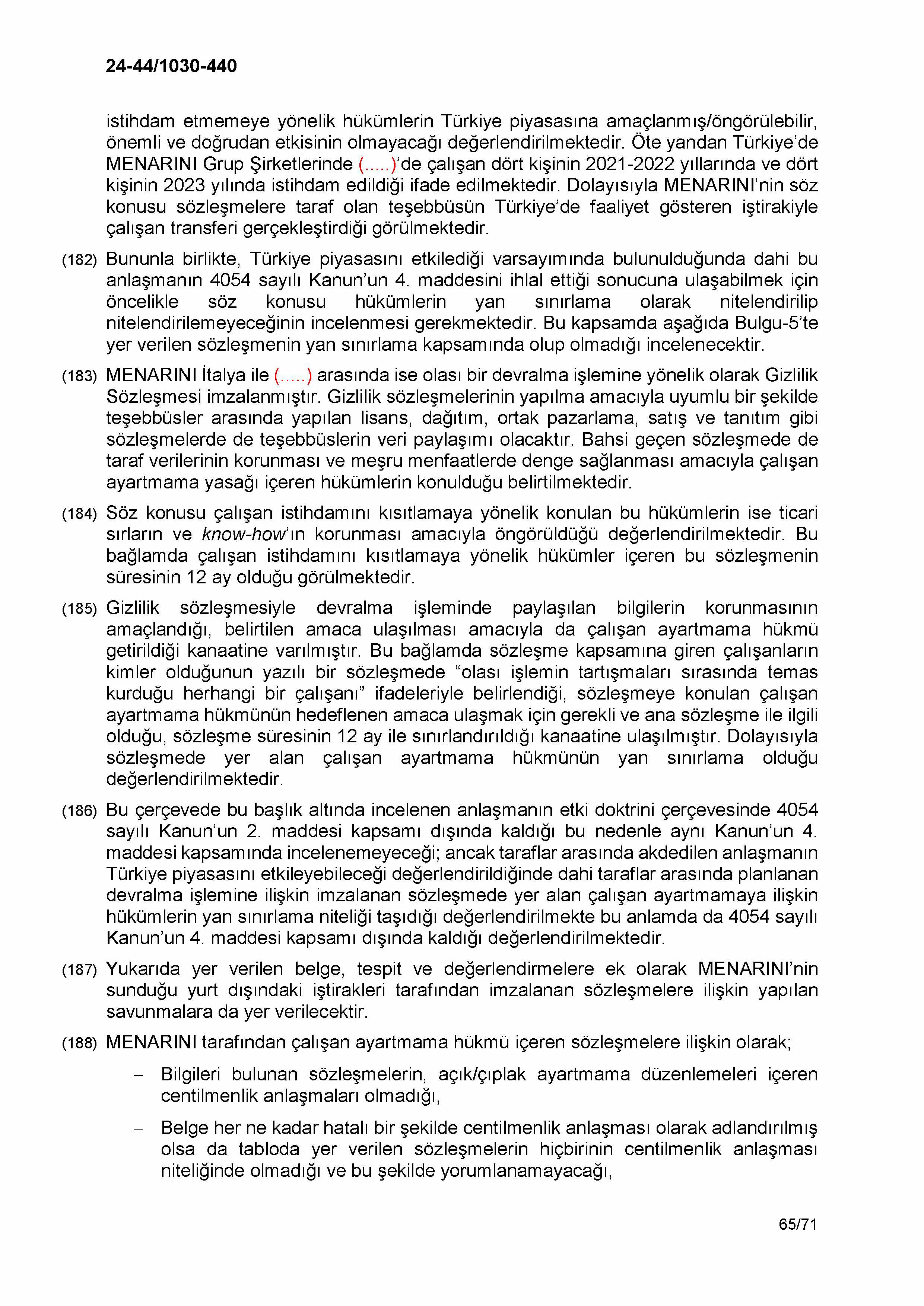 Karardaki grafik