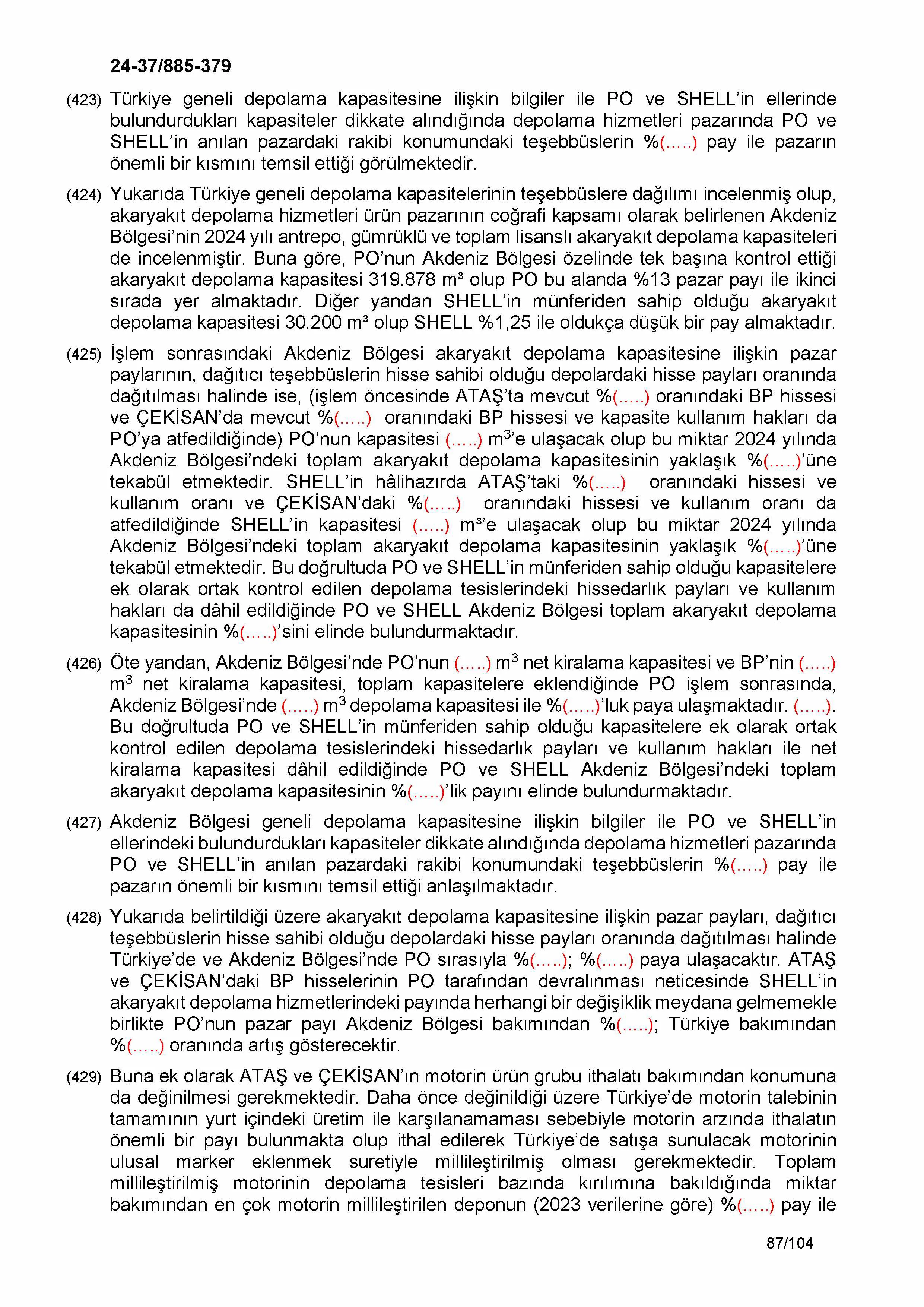 Karardaki grafik
