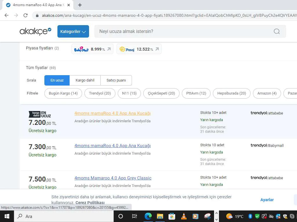 Karardaki grafik