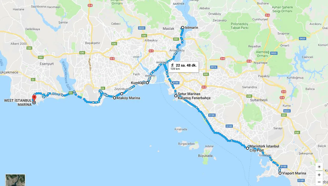 Şekil 1: İstanbul’daki Organize Barınma Alanları